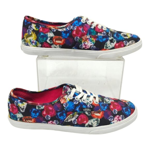 Vans Off The Wall Authentic Lo Pro Jewel Lace Up Women 7.5 Mens 6 Sneaker Shoes - Picture 10 of 10